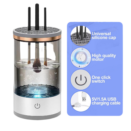 LAVADORA AUTOMATICA BROCHAS MAQUILLAJE