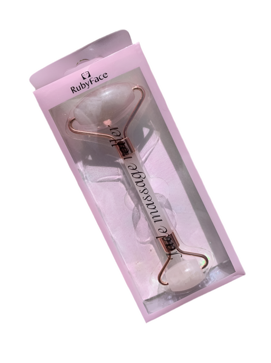 ROLLER CUARZO ROSADO NATURAL RUBY FACE