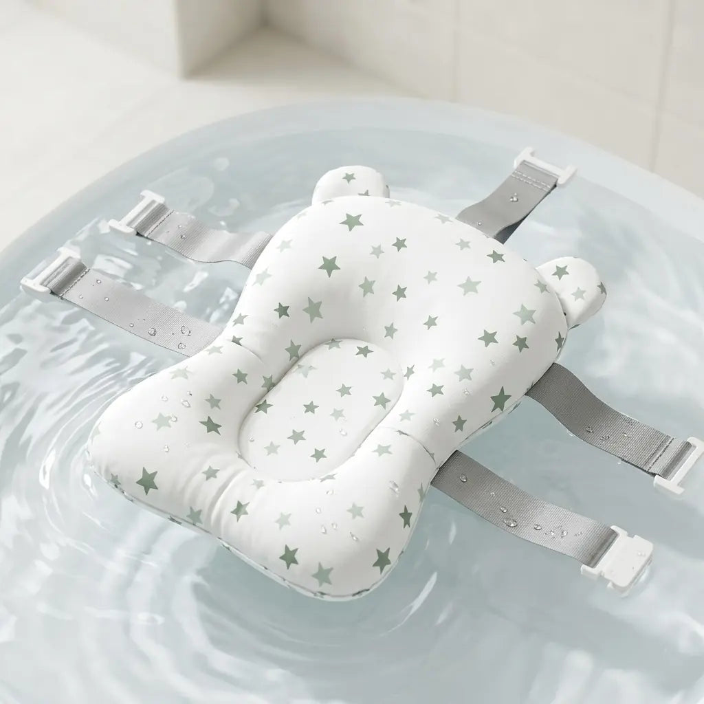 BAÑERA PLEGABLE PARA BEBÉ CON TERMÓMETRO
